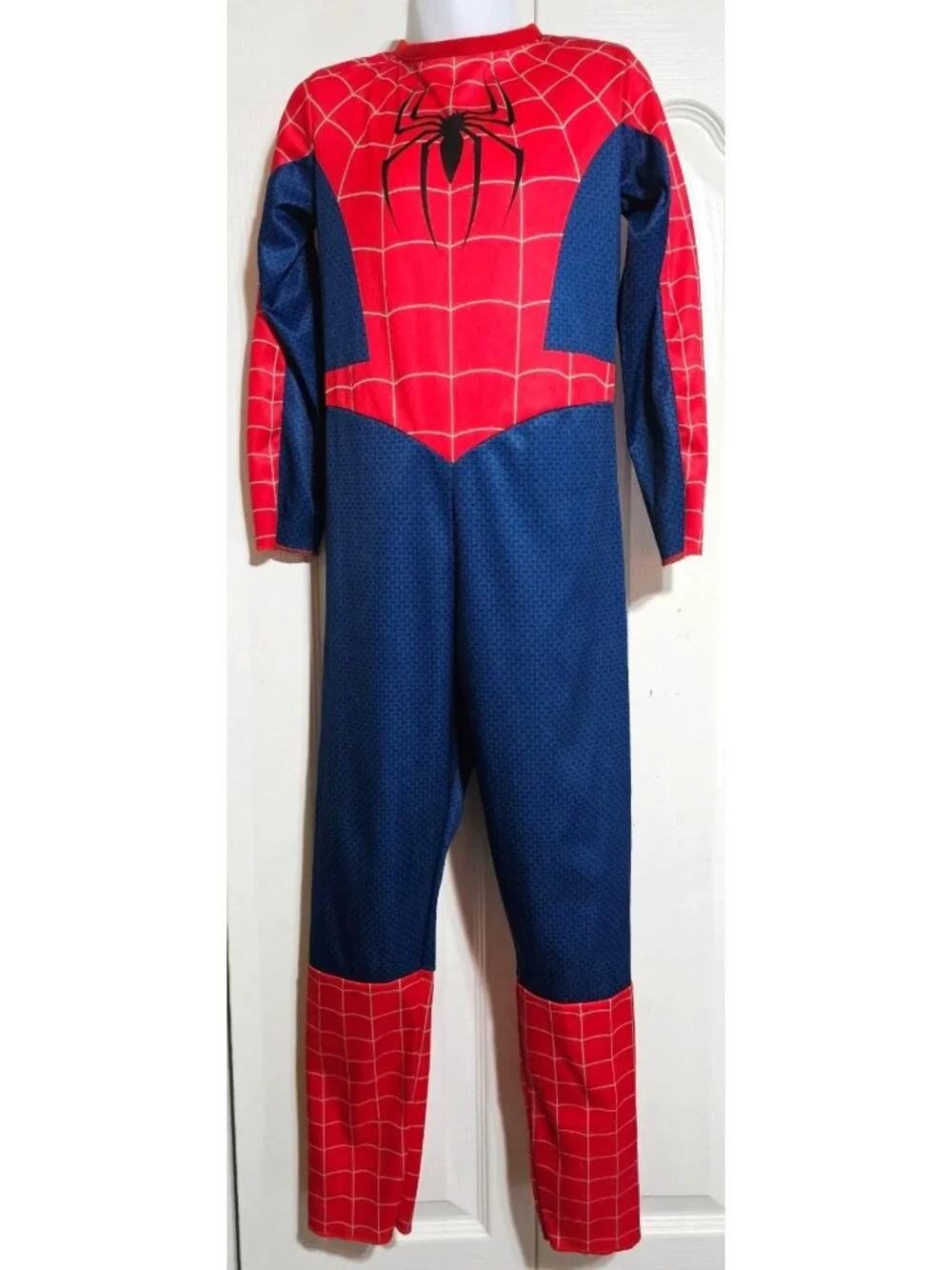 Spiderman 2 Costume Boys 7-8 Hasbro FX Mask Trick or Treat Basket Marvel Bundle - Picture 4 of 10